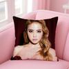 Popular Fashionable Chinese Singer JJolin Tsai Cushion Cover Pillow Case Soft Friendly Fabric  Concealed Zipper