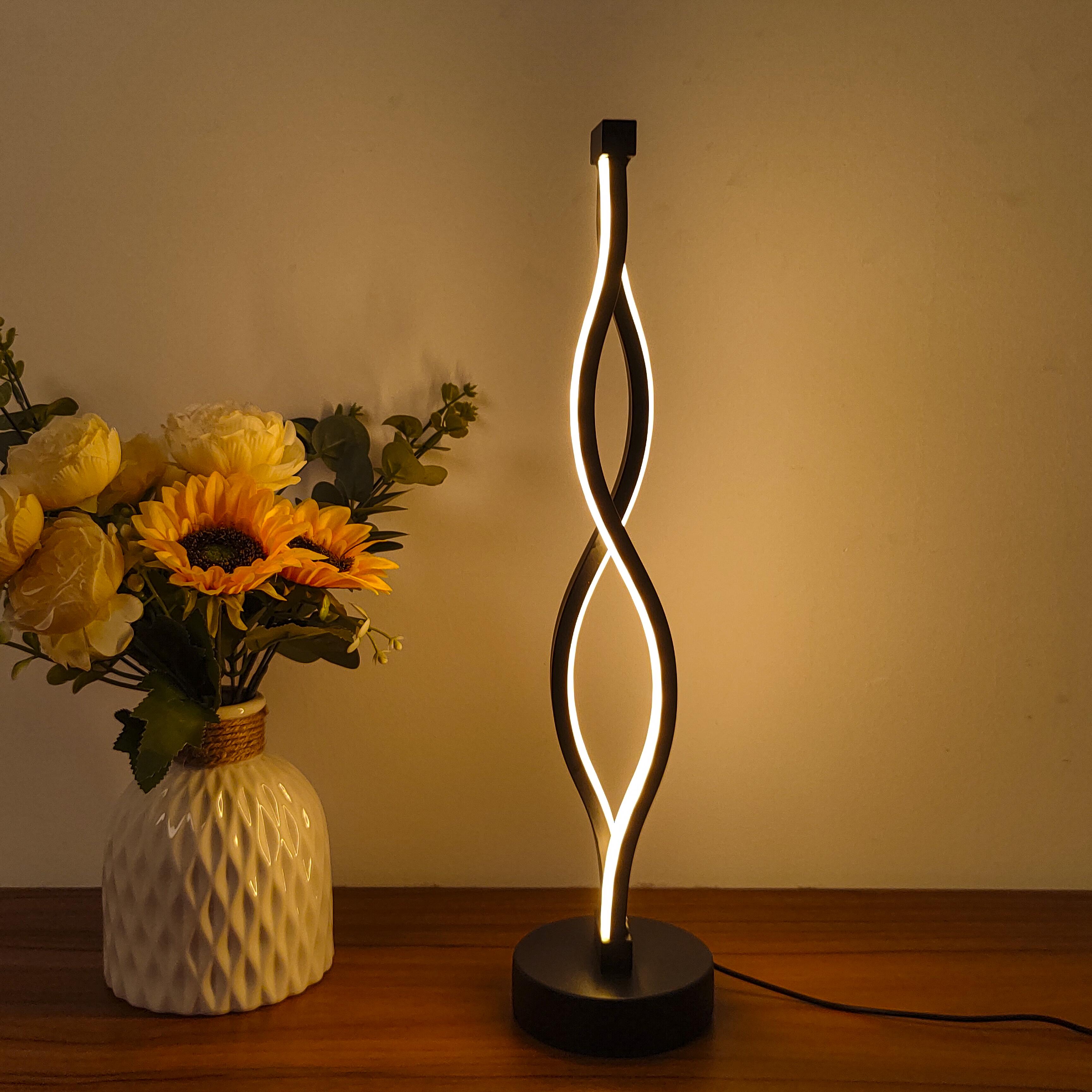 

1 шт., скандинавская лампа, прикроватная лампа для спальни, минималистичная, творческая, художественная атмосфера, лампа black