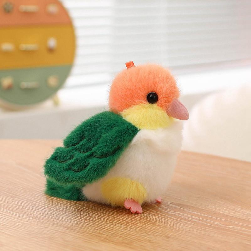 Jouet Peluche Bouquet d'Oiseaux Support Magnétique pour Épaule Pigeons Perroquets Cadeau Pour Femmes