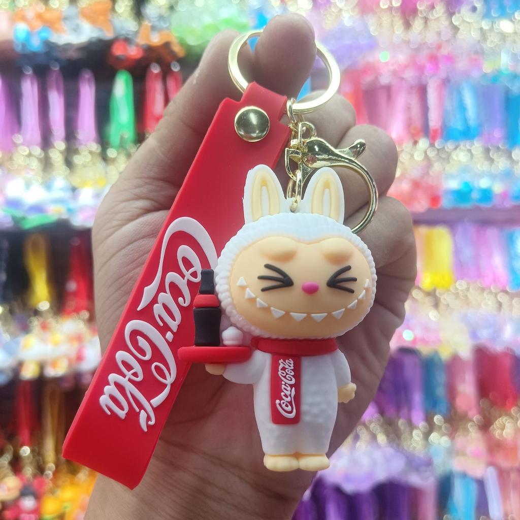 Buck Tooth Sheep Keychain Cute Cartoon Doll Schoolbag Pendant Car Key Chain Gift