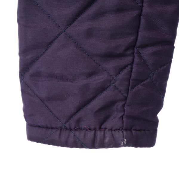 LAVENHAM Quilted Jacket 36 Purple Hood Women Used