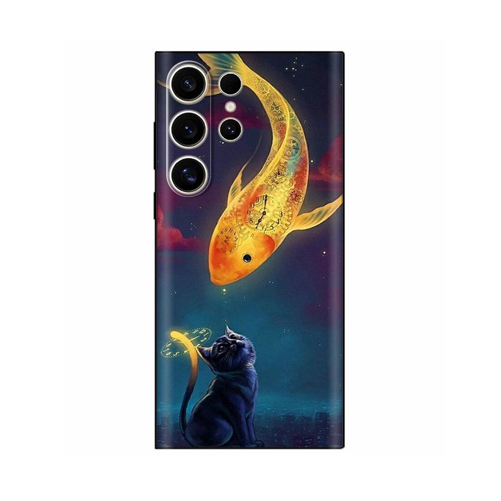 For Samsung Galaxy S23 Ultra Case Soft Liquid Silicone Full Protection Back Cover For Samsung S23 FE S23+ Ultra S 23 Back Cover