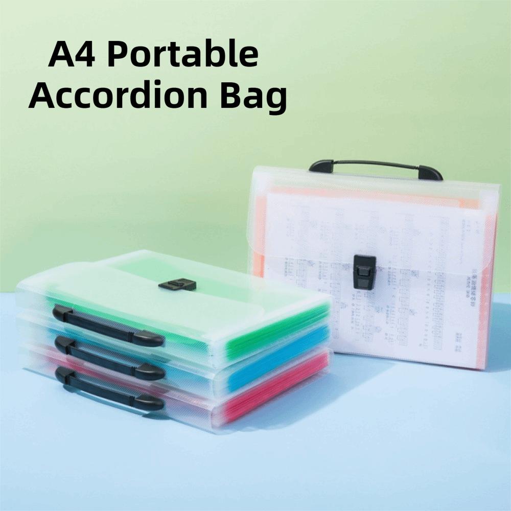 Organ Bag 13 Layer Folder Large Capacity Information File Bag Portable Accordion Bag  Office