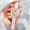 OLEVS New Fashion Luxury Ceramics Butterfly Surface Watch Women Automatic Mechanical Watches For Women Montre Femme Reloj