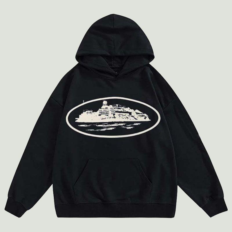 Custom Print Hoodie Streetwear Harajuku Style Unisex Oversized Sweatshirt Long Sleeve Casual Pullover