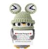 Handmade Crochet Cat Doll Ornament - Cute Knitted Wool Decoration