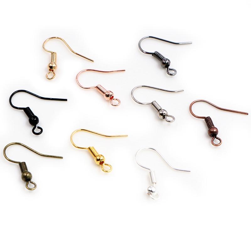 100pcs/lot 20x17mm DIY Earring Findings Earrings Clasps Hooks Fittings DIY Jewelry Making Accessories Iron Hook Earwire Jewelry 