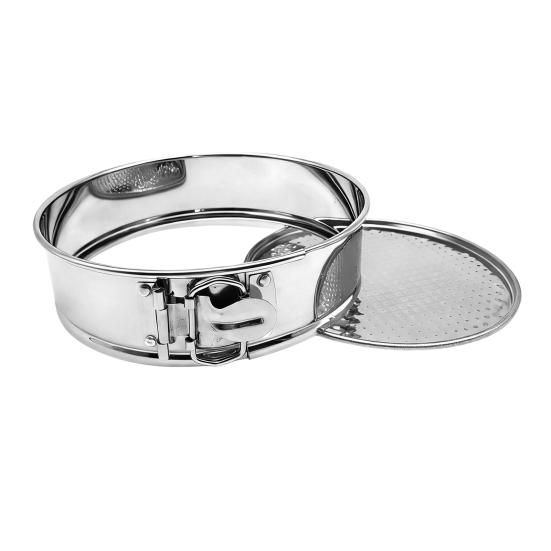 Yousheng Tårtform Set Mousse Chiffon Födelsedag Bröllopstårtor Non-Stick Bakform 4-10 Tum Rostfritt Stål Fjäderlås Bakverk Köksredskap