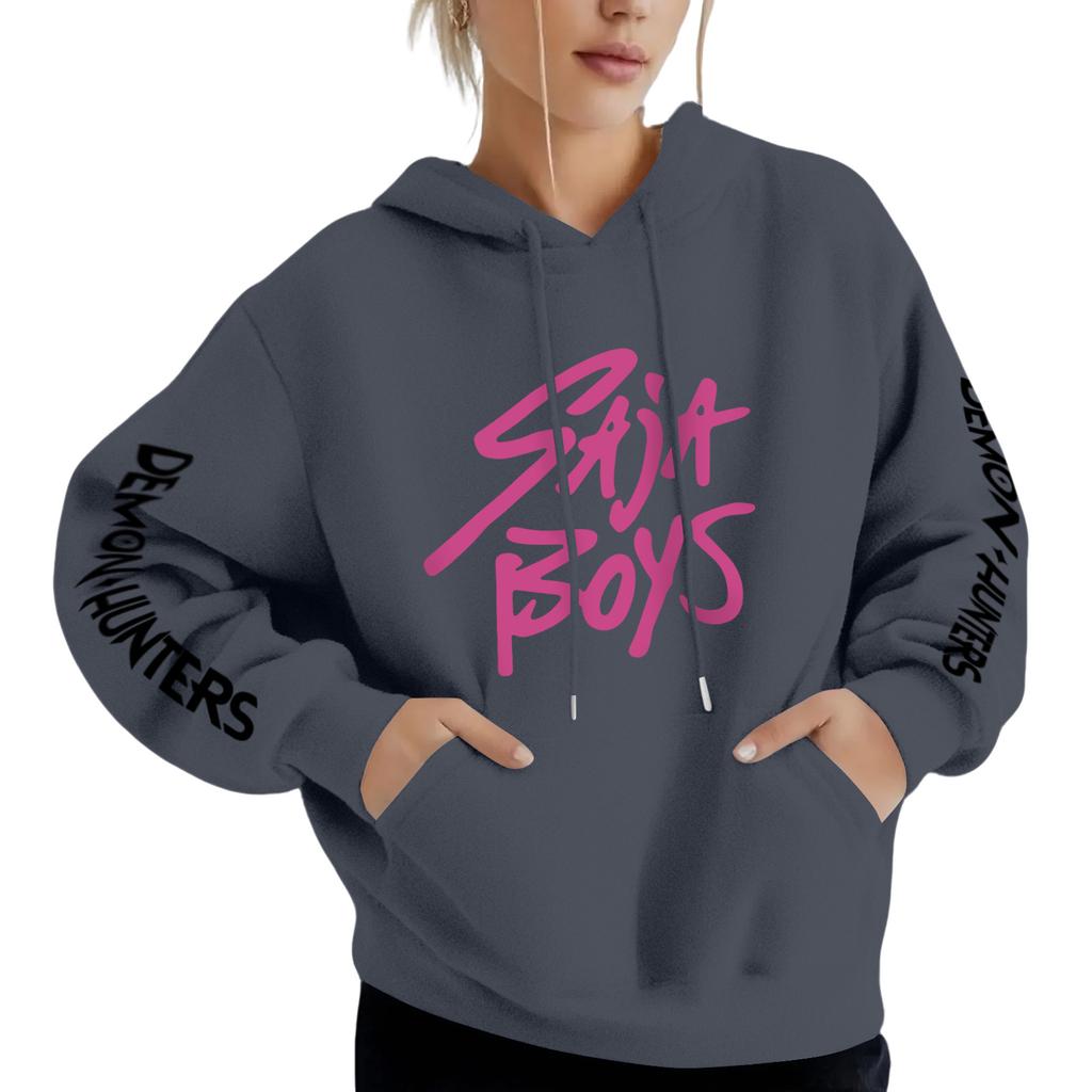Girl Witch Hunting Group Hoodie Sweatshirt For Sports And Leisure