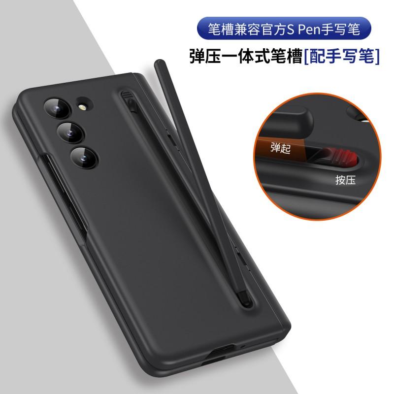 TPU Full Cover Case With Pen Slot Kickstand Galaxy Z Fold8 Ultra Fold7 Fold6 Compatible