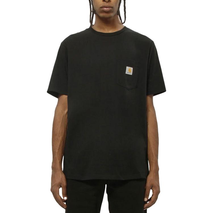 Carhartt WIP Short-Sleeve Pocket T-Shirt Black Men Tops I030434-89XX