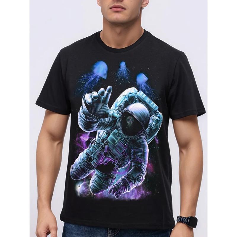Fashion Men's T-Shirt 3D Cool Bear Print Short Sleeve T-Shirt Hip Hop Street Style Top Summer Men's Loose Outdoor Casual Clothes