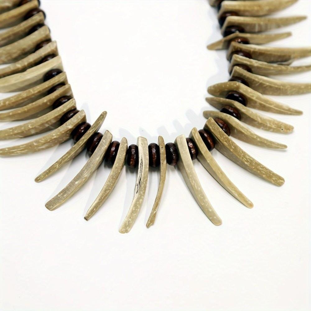 Natural Shell Necklace Handmade U-Shape Pendant Jewelry Summer Women Jewelry Accessories