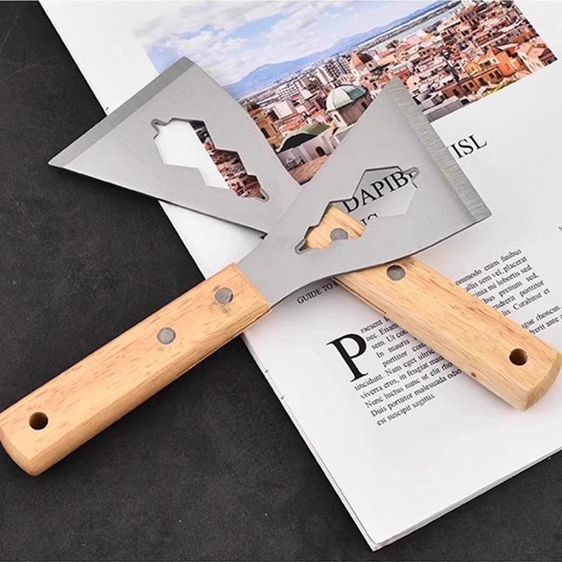 Multi-functional Scraper Cleaning Stainless Steel Putty Scraper Cement Putty Scraper Tool Special Shovel for Decoration, Thickened Type