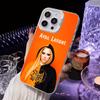 Avril Lavigne White Translucent Mobile Phone Case for iPhone 17 16 15 14 13 12 11 X XR XS Air Pro Max Plus Colorful Cover
