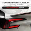 Heenvn Real Carbon Fiber Car Rear Trunk Spoiler For Tesla Model Y Juniper Model 3 Highland 2025 2026 Wing Exterior Accessories