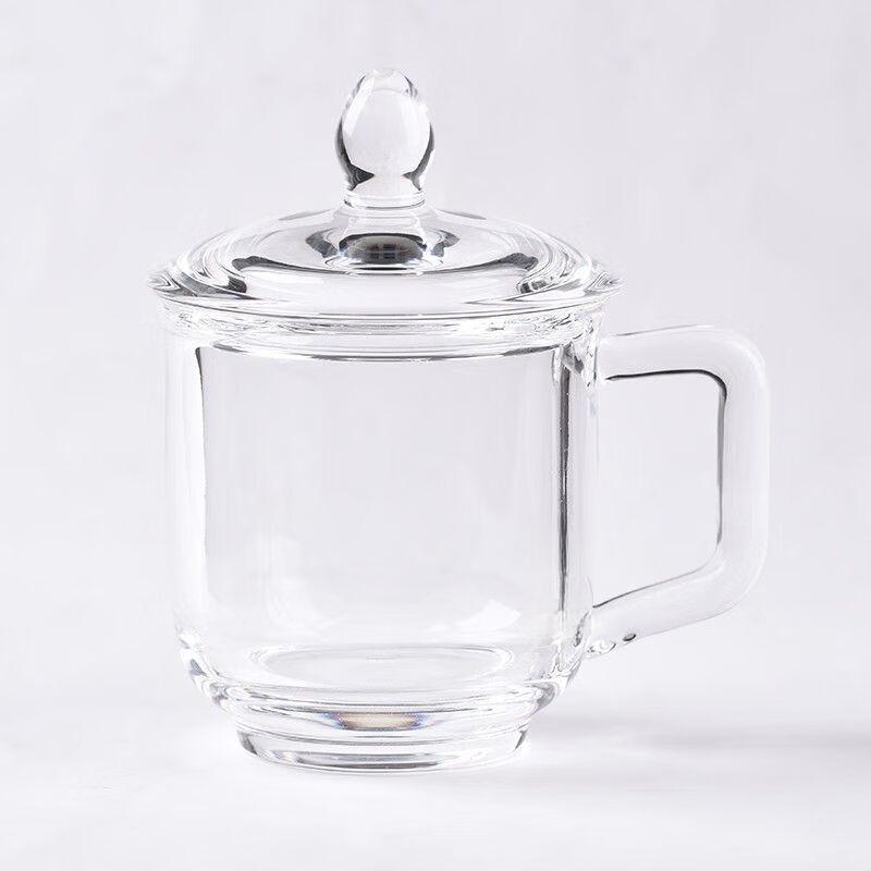 Handmade Natural White Crystal Teacup with Lid