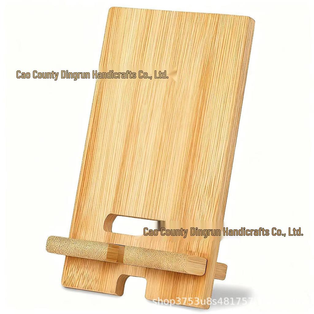 Wooden Phone and Tablet Stand - Detachable, Portable with Charging Hole, Multiple Styles Available