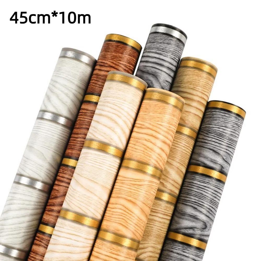 45CM*10M PVC Wallpaper Waterproof Decorative Stickers New Wall Sticker  For Living Room