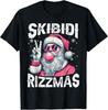 Skibidi Rizzmas Christmas Rizz Santa Claus Charisma Unisex T-Shirt Unisex T-Shirt