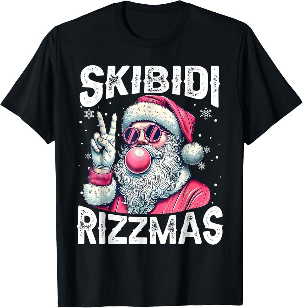 Skibidi Rizzmas Christmas Rizz Santa Claus Charisma Unisex T-Shirt Unisex T-Shirt