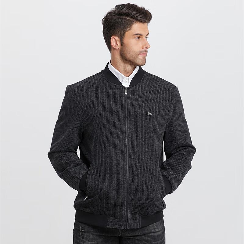 Dibenze Herren Übergröße Freizeit-Baseballjacke