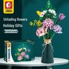 Decoração de casa – Flores e coroas artificiais