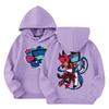 Child Fashion Lightweight Long Sleeve Pullover With Pockets  Print Hoodie