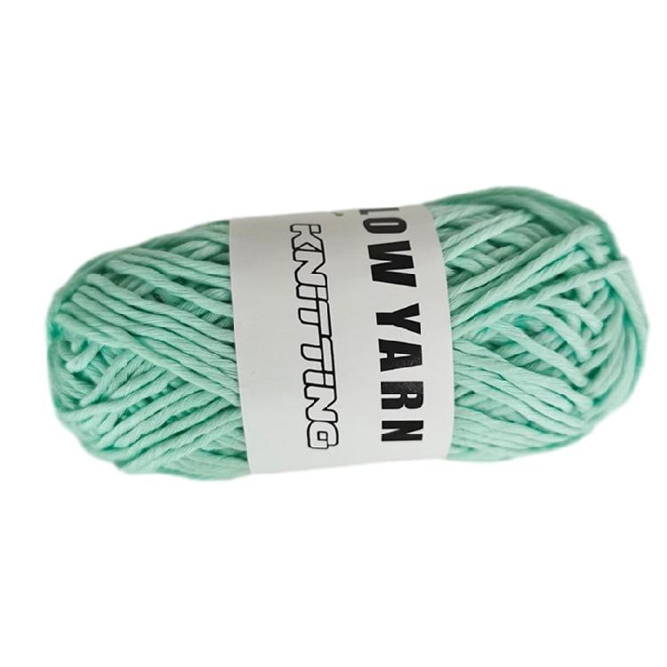2mm Glowing Cotton Yarn for Handmade Hat Crochet Thread Supplies Knitting Yarn