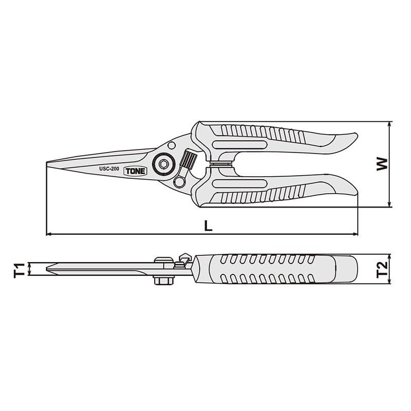 TONE Scissors All-Purpose USC-200