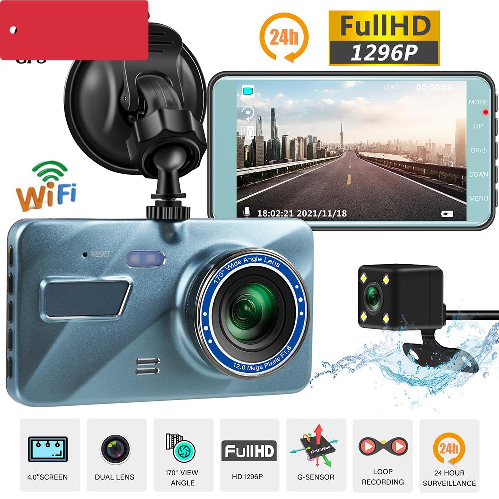 

Dash Cam Full HD 1080P Car DVR WiFi Rear View Camera Mirror Video Recorder Black Box Vehicle Car Accessories Auto Dashcam GPS