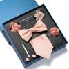 8-Piece Men's High-Grade Tie Set with Gift Box for Weddings and Formal Events