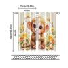 2 Pcs   Filtering Curtains (excluding Rods   Non-movable   Without Batteries) Cute Monkey for Use In Bedrooms and Living Rooms