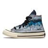Converse Chuck 70 Slip Resistant Durable High Top Canvas Shoes Kids Sneakers Black Blue 372107C