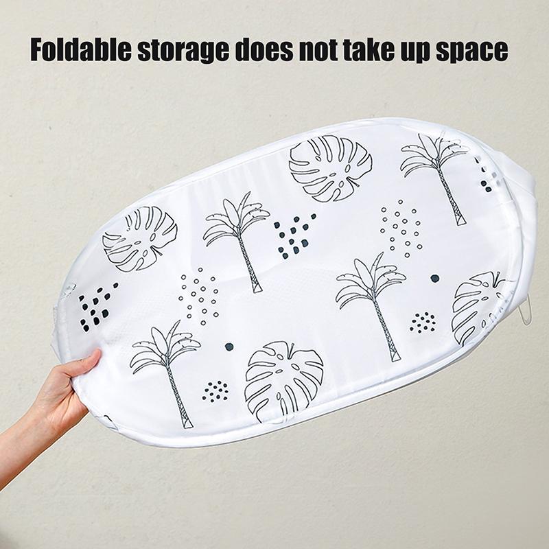 1Pc Cartoon Foldable Laundry Basket Large Capacity Organizer Basket For Household Dirty Clothes Nylon Mesh Bag For Toy Storage