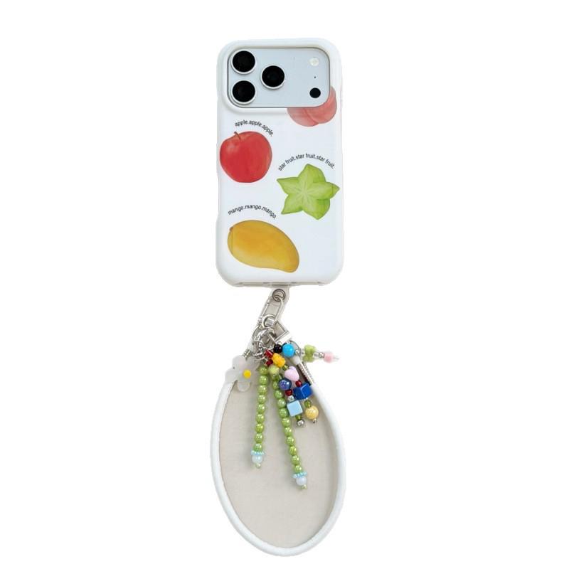 Apple 17 Pro Max Fun Fruit iPhone 15/16 Pro Girly Soft Phone Case with Lanyard