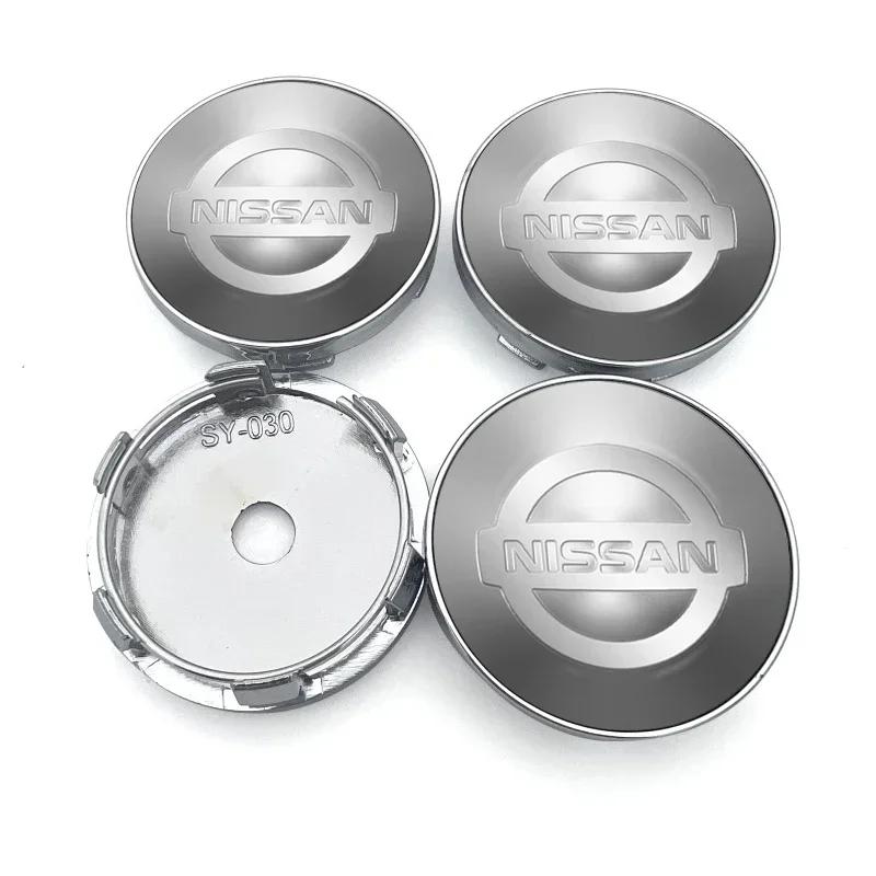 Autocollants Logo Cache-Moyeux de Roue de Voiture Emblème Cache Jante Décalcomanie Pour Nissan Nismo Tiida Sylphy Teana X Trail T30 T32 Almera J10 J11