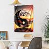 Yingyang Wall Decor Tapestry Art For Pet Memorial Birthdaywedding Party Backdrop Family Gift