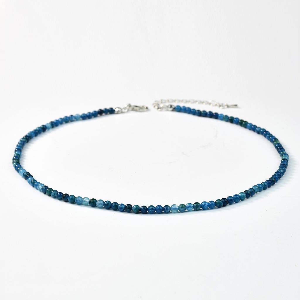 Bohemian Multi-Layer Chain Choker Multicolor Natural Stone Beaded Necklace Party Gifts Summer Beach Jewelry for Vacation & Daily