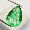 ZAMBIAN Natural Green Emerald 9 Ct Pear Shape CERTIFIED Loose Gemstone