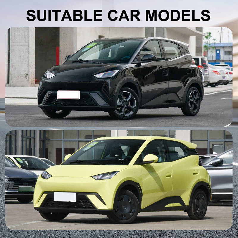 For BYD Seagull 2023-2024 Car Side Wing Decoration Sticker Fit Modified Rear Triangle Tail Spoiler
