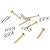 6pcs Electric Guitar Single Coil Pickup Mount Height Screws with Springs
