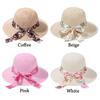 Summer Hats For Women Sun Hat Beach Ladies Fashion Ribbon Fisherman'S Hat Lady Casual Sun Hats For Women Straw Hat
