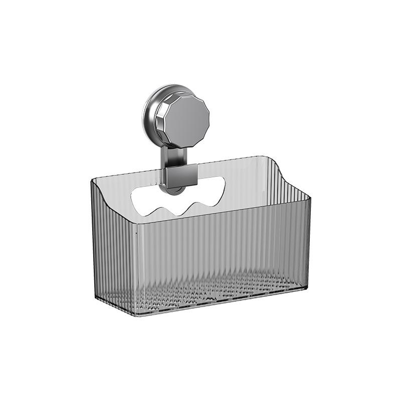 New suction cup wall-mounted kitchen storage rack onion, ginger and garlic seasoning storage kitchen onion, ginger and garlic storage basket rack
