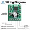 1-5PCS DC 2.5-5V Mini AXS2031 Mono Stereo Digital Amplifier Module 5W Audio Amplifier Board With Adjustable Volume