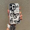 Europe and the United States Hot-selling Anti-drop Tpu Transparent Mobile Phone Case Iphone15pro English Butterfly Mobile Phone Case Apple 17 Soft 