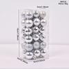 36Pcs Christmas Balls New Year Party Decoration Xmas Tree Ornaments Christmas Hanging Ornament Home Decor Gifts 3cm
