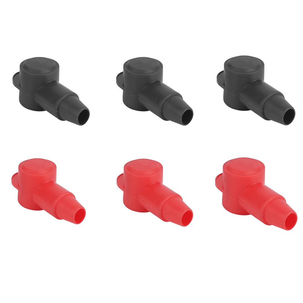 10/6Pcs Silicone Covers Battery Terminals Caps Pile Head Protective Car Accessories 12v Battery Bornes Retardant Insulation