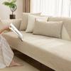 Hemp Living Room Sofa Cushion Four Seasons Universal Solid Color Cloth Liner Cover Towel Non-Slip Sofa Cover