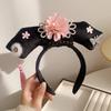 Rhinestone Hanfu Hair Hoop Pearl Chinese Style Headband Ancient Style Headwear  Cheongsam